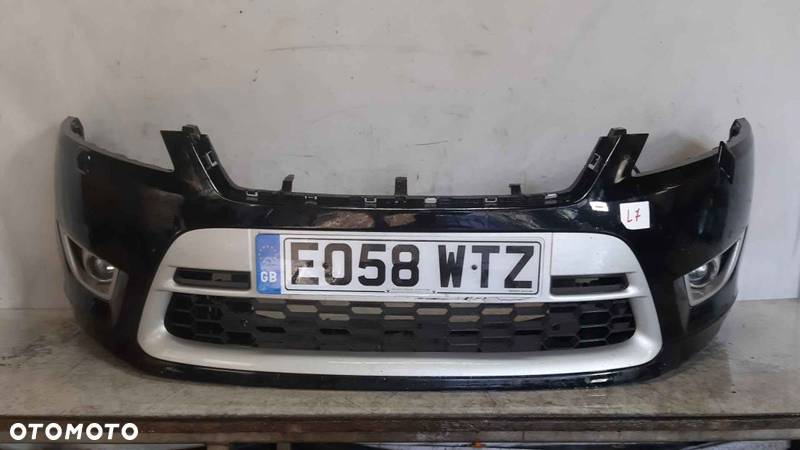 ^ ZDERZAK PRZÓD PRZEDNI Ford Mondeo ST S Mk4 Titanium  HALOGENY SPRYSKIWACZE XENON CZARNY G6 - 1