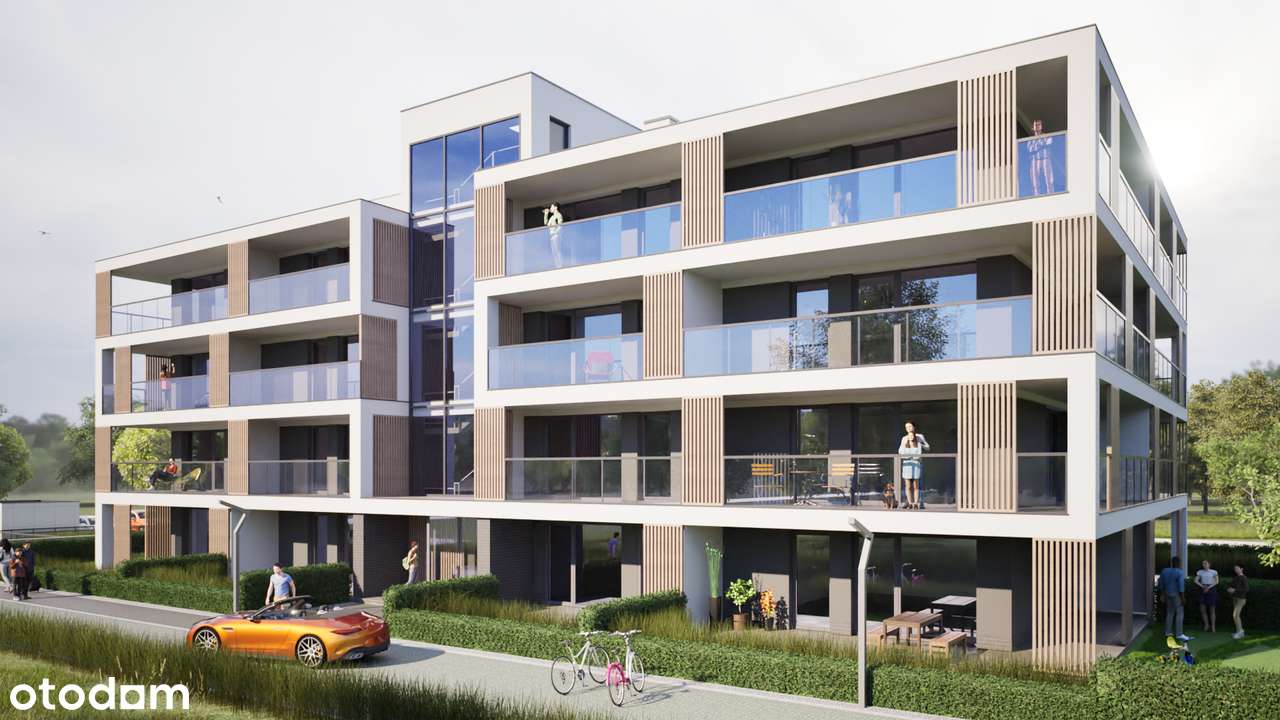 Apartament tuż przy plaży 39,5m2 z tarasem 29,6m2, cena z 23% VAT - Pełny obrazek: 4/12