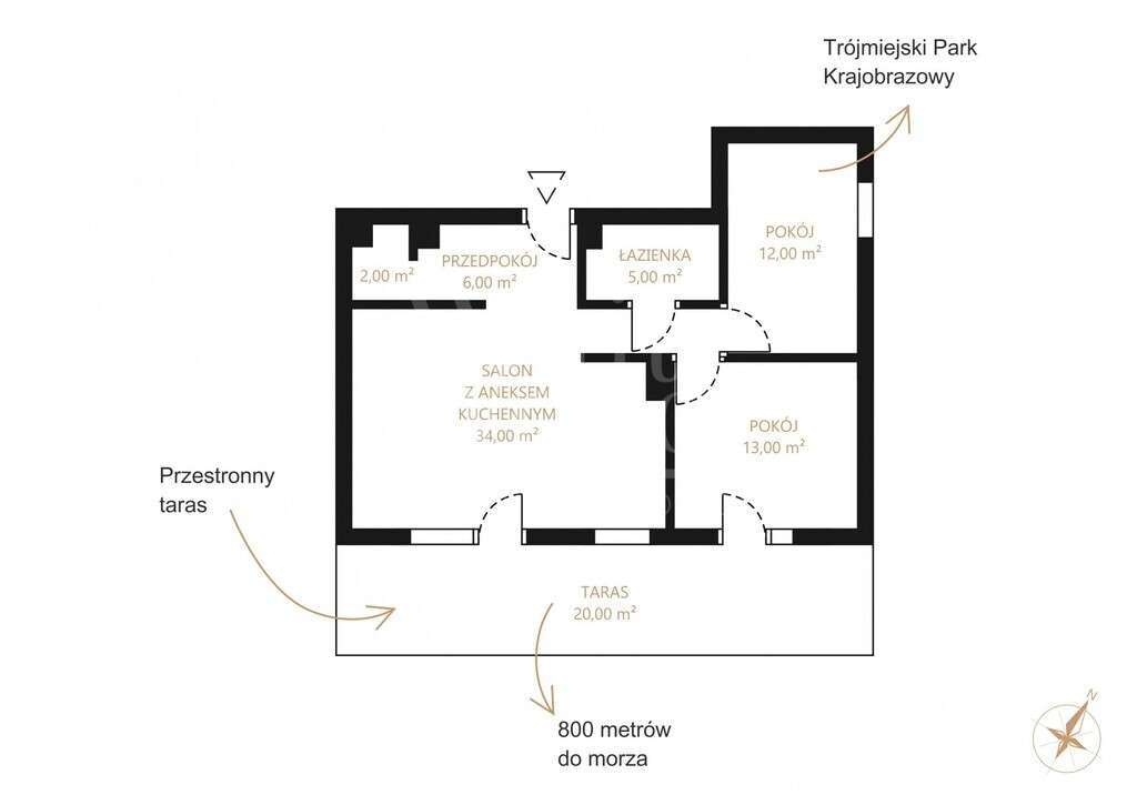 Elegancki apartament w Gdyni Orłowie - Pełny obrazek: 4/18