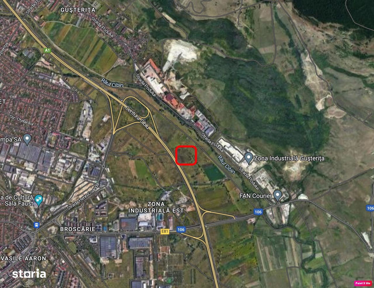 Teren industrial Intravilan- zona Industriala de Est - 9275 mp