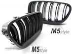 GRILE pentru BMW Seria 5 F10 NEW M5 M Look negru mat si lucios - 5