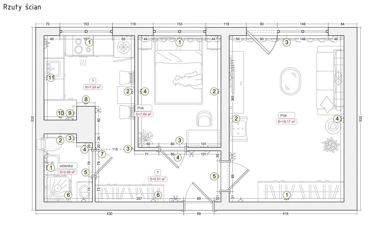 Okazja! Mieszkanie 2-pokoje z balkonem, 39m2 - Samsonowicza 27, Lublin-15