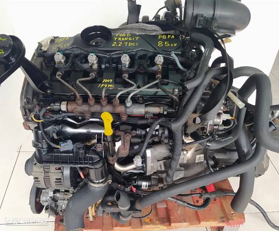 Motor Ford Transit 2.2TDCI 85cv P8FA  caixa 5 velocidades 6C1R 7002 AA - 2