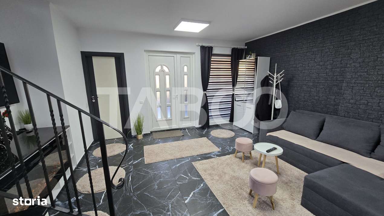 Casa individuala de vanzare 4 camere mobilate utilate Selimbar-5