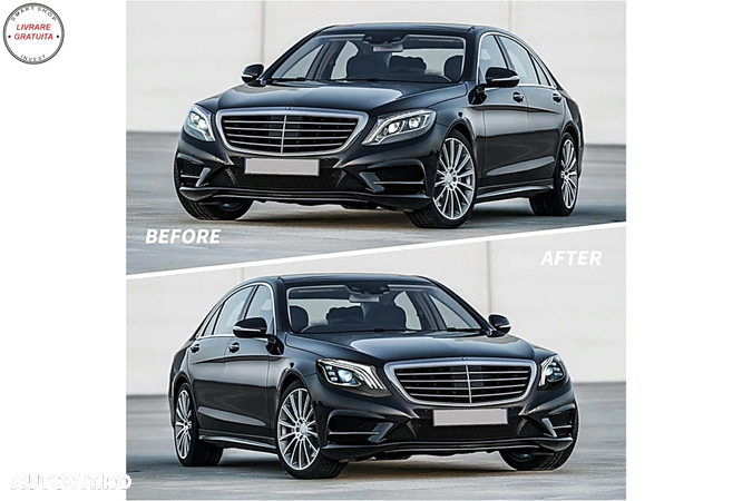 Faruri Full LED Mercedes S-Class W222 (2013-2017) Facelift Design Semnal Dinamic- livrare gratuita - 14