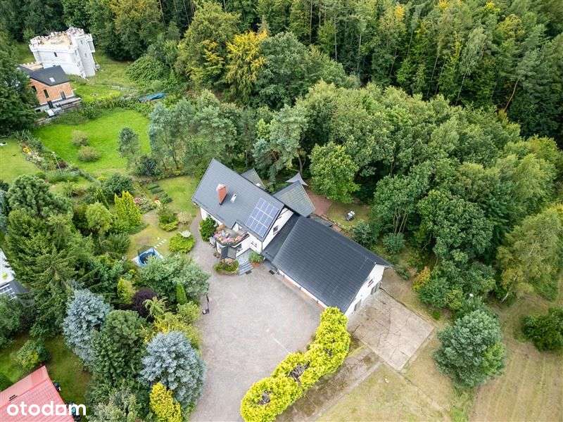 Nieruchomość w otulinie lasu, na działce pow 6844m-3