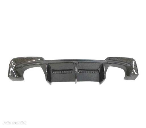 DIFUSOR TRASEIRO PARA BMW E82 E88 LOOK M1 CARBONO - 3