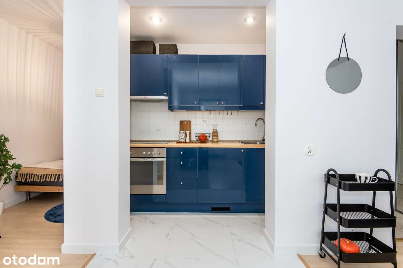 Kawalerka z aneksem sypialnianym i balkonem 35 m2 – przy Malcie-7