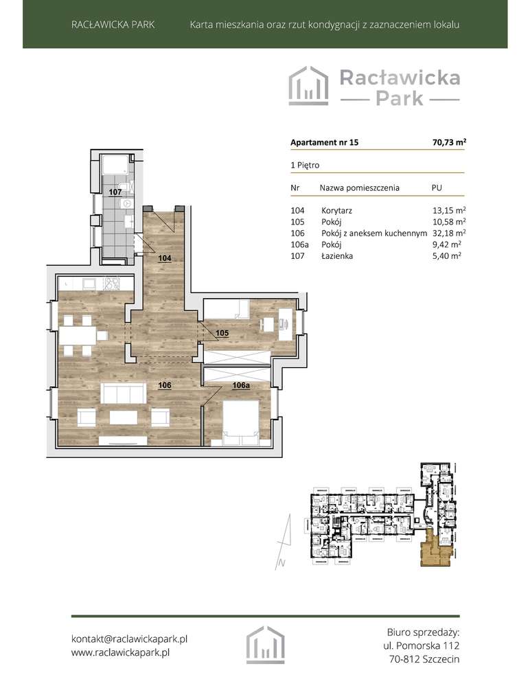 Racławicka Park | nowe mieszkanie M.15 - Pełny obrazek: 2/8