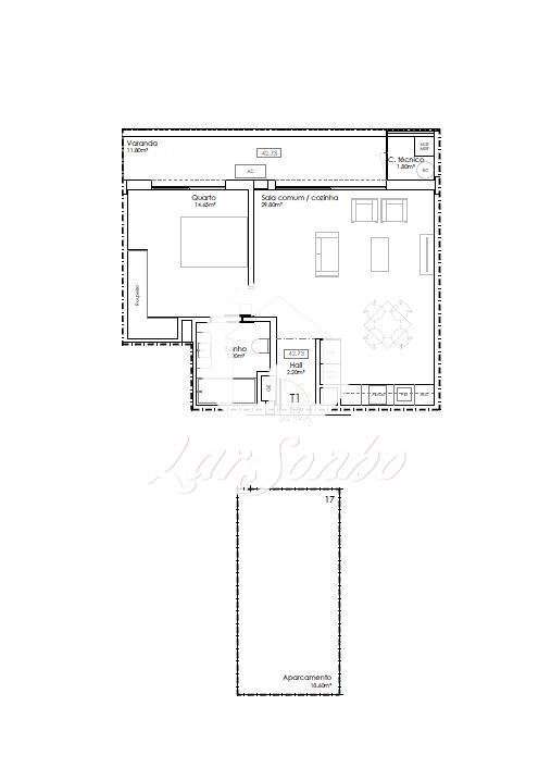 Apartamento T3 em construção, em condomínio fechado com piscina-12