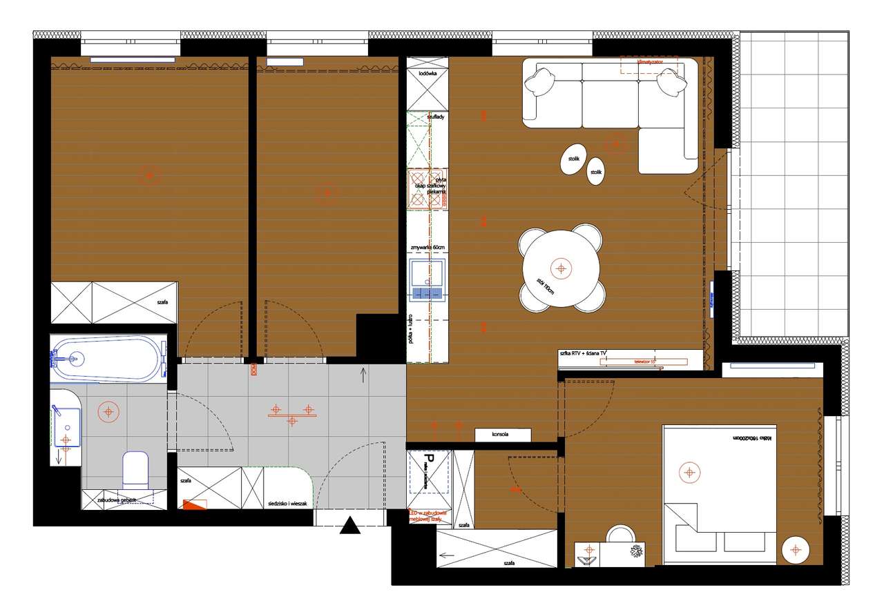 Jasny 4 pok. apartament z garderobą - nowe bud.-19