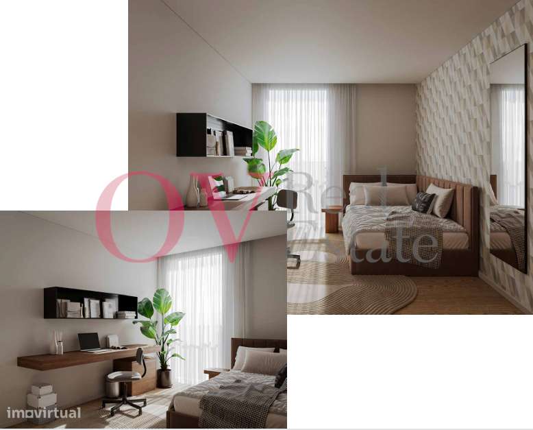 Apartamento T1+1 em construção em Arca D´Água- Campo Lindo-  Porto-4