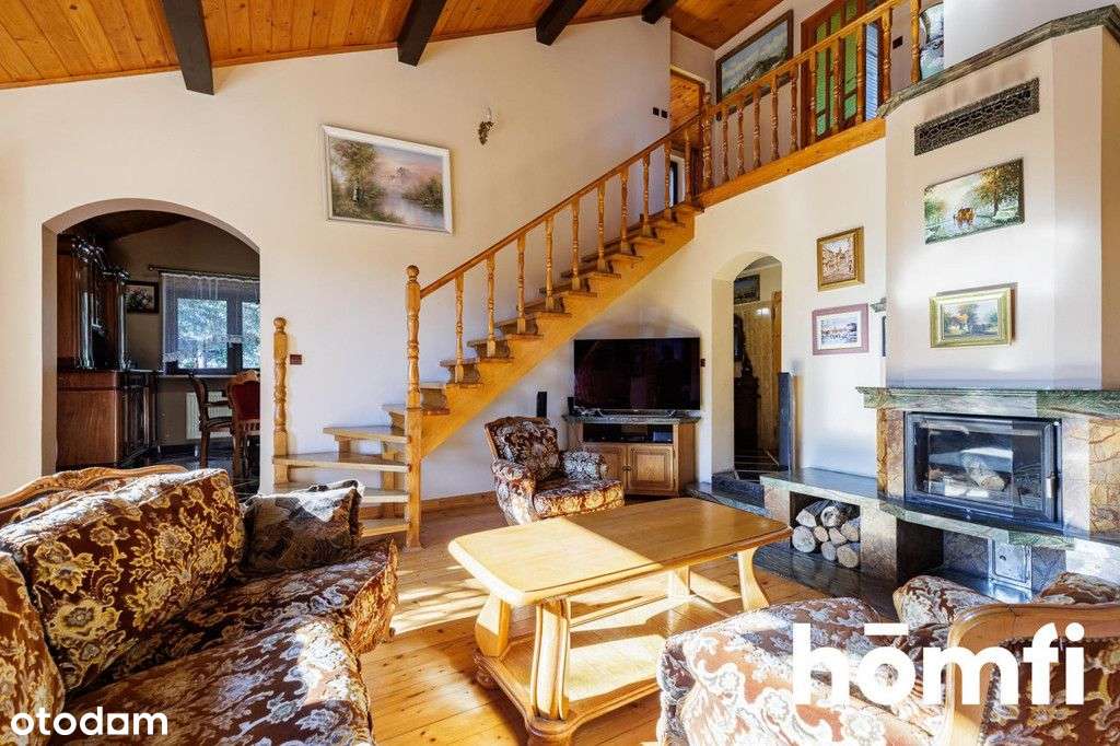 Dom z ogrodem, basenem i kominkiem w Wawrze, - Pełny obrazek: 2/20