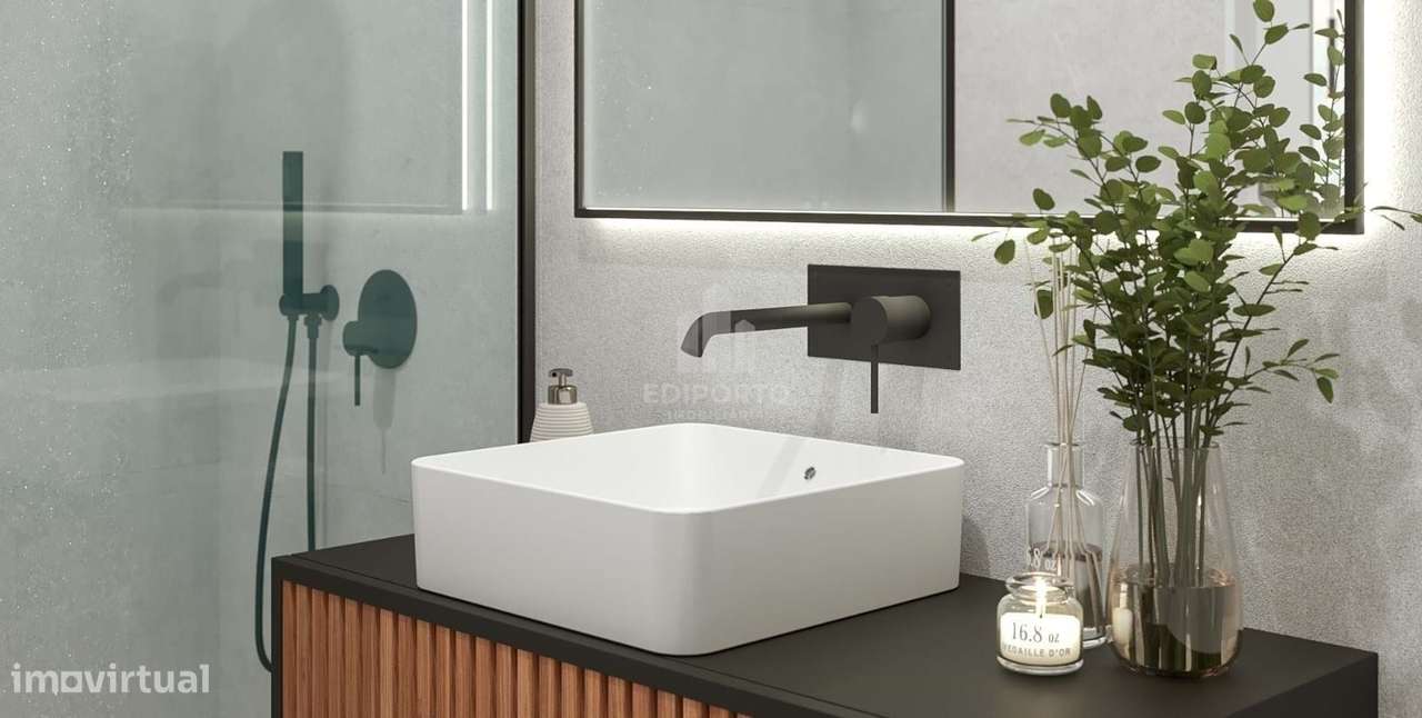 Apartamento T1, com varanda e lugar de garagem junto ao GaiaShopping-9