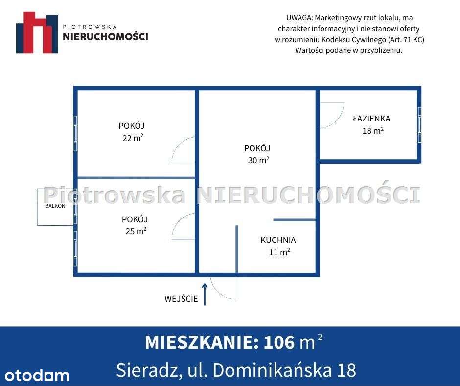 Mieszkanie, 106 m², Sieradz-19