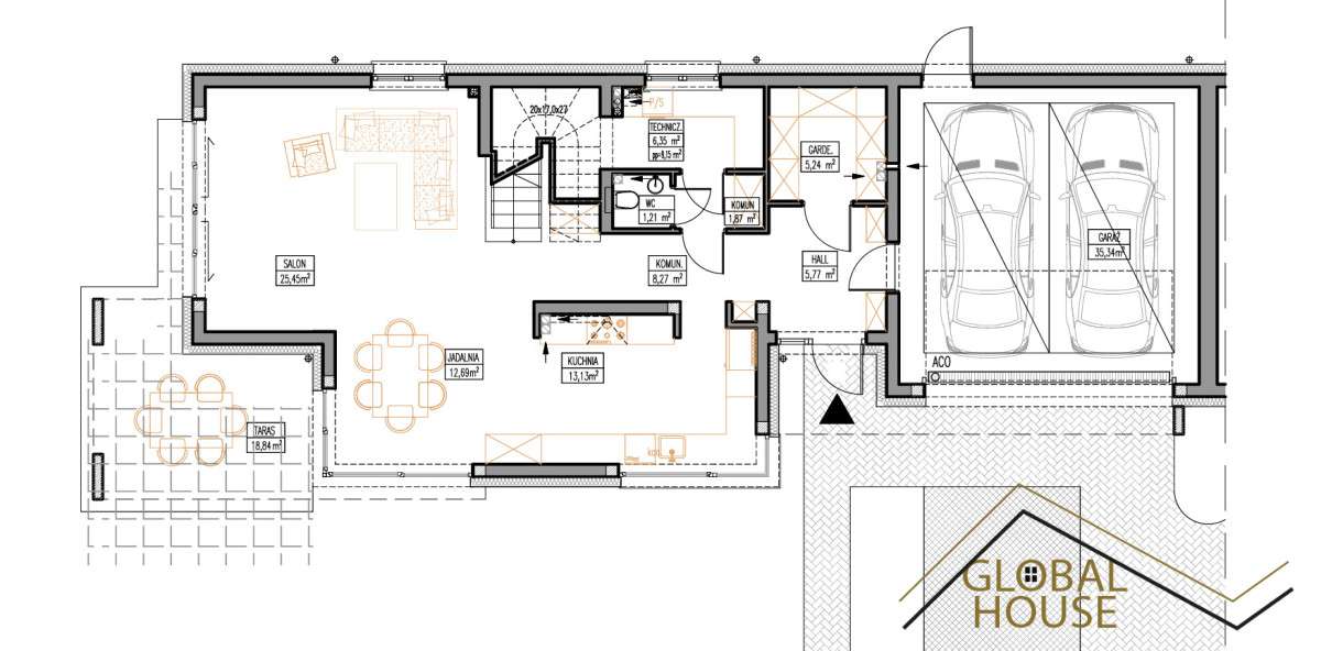 183m , 5 pokoi, 517 działka, Żółwin - Pełny obrazek: 4/7