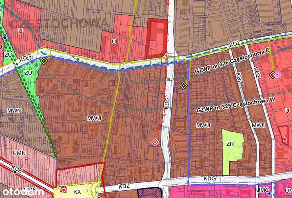 Działka inwestycyjna ul. Okulickiego-0