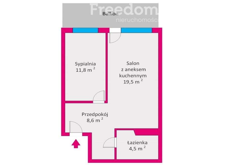 Mieszkanie 2 pokojowe z garażem wynajem Kopisto - Pełny obrazek: 5/12