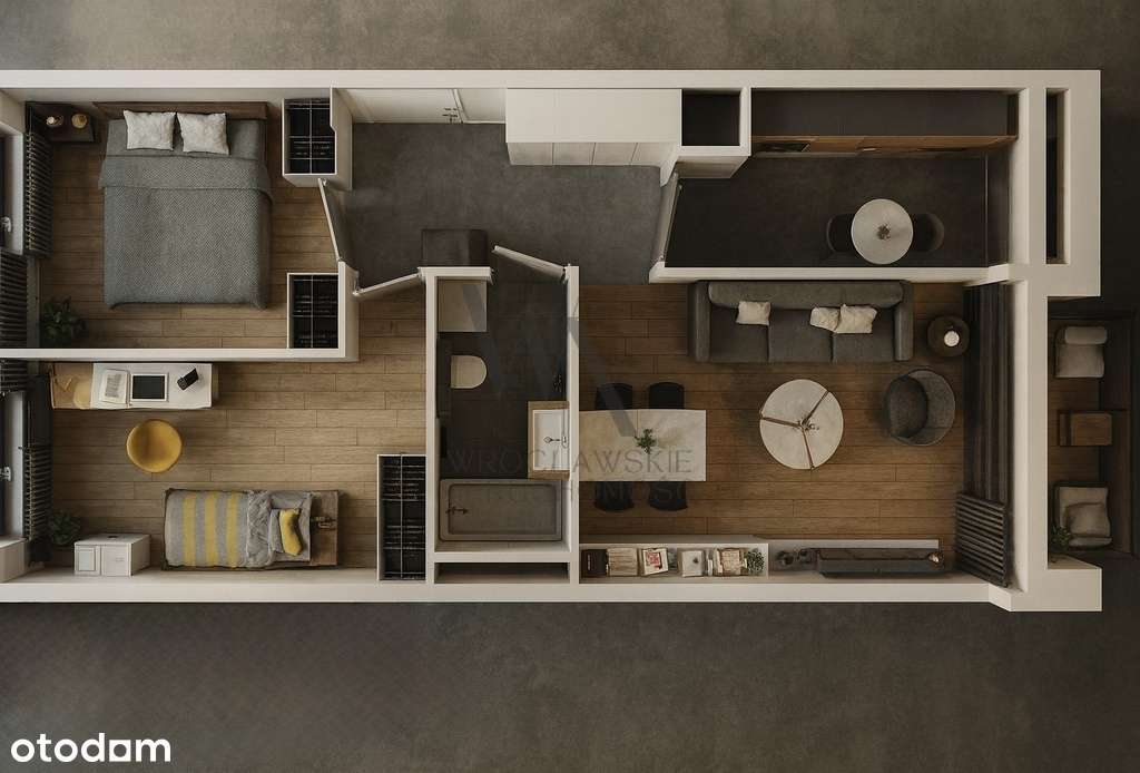 Południk 17 – Cesja | 3 pokoje | VI piętro | - Pełny obrazek: 2/5