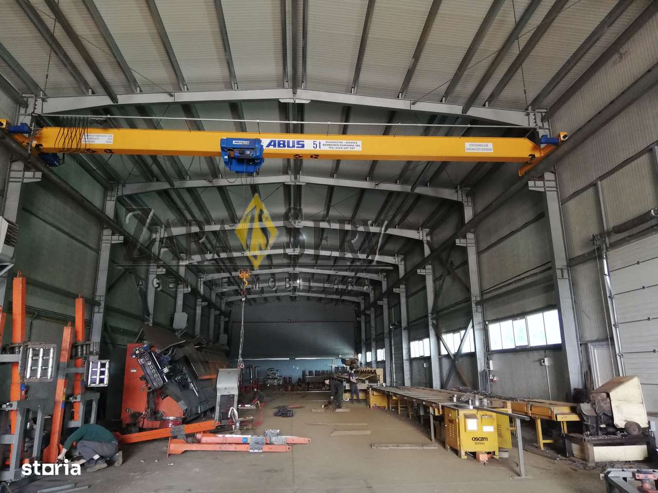Hală Industrială Premium - Pod Rulant 5 Tone – Brazi, Jud. Prahova - Imagine principală: 4/10