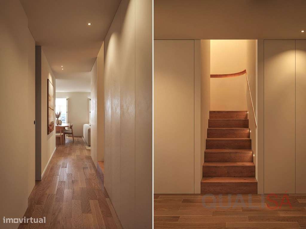 Apartamento T3 duplex com varanda em prédio novo no centro históric... - Grande imagem: 4/29