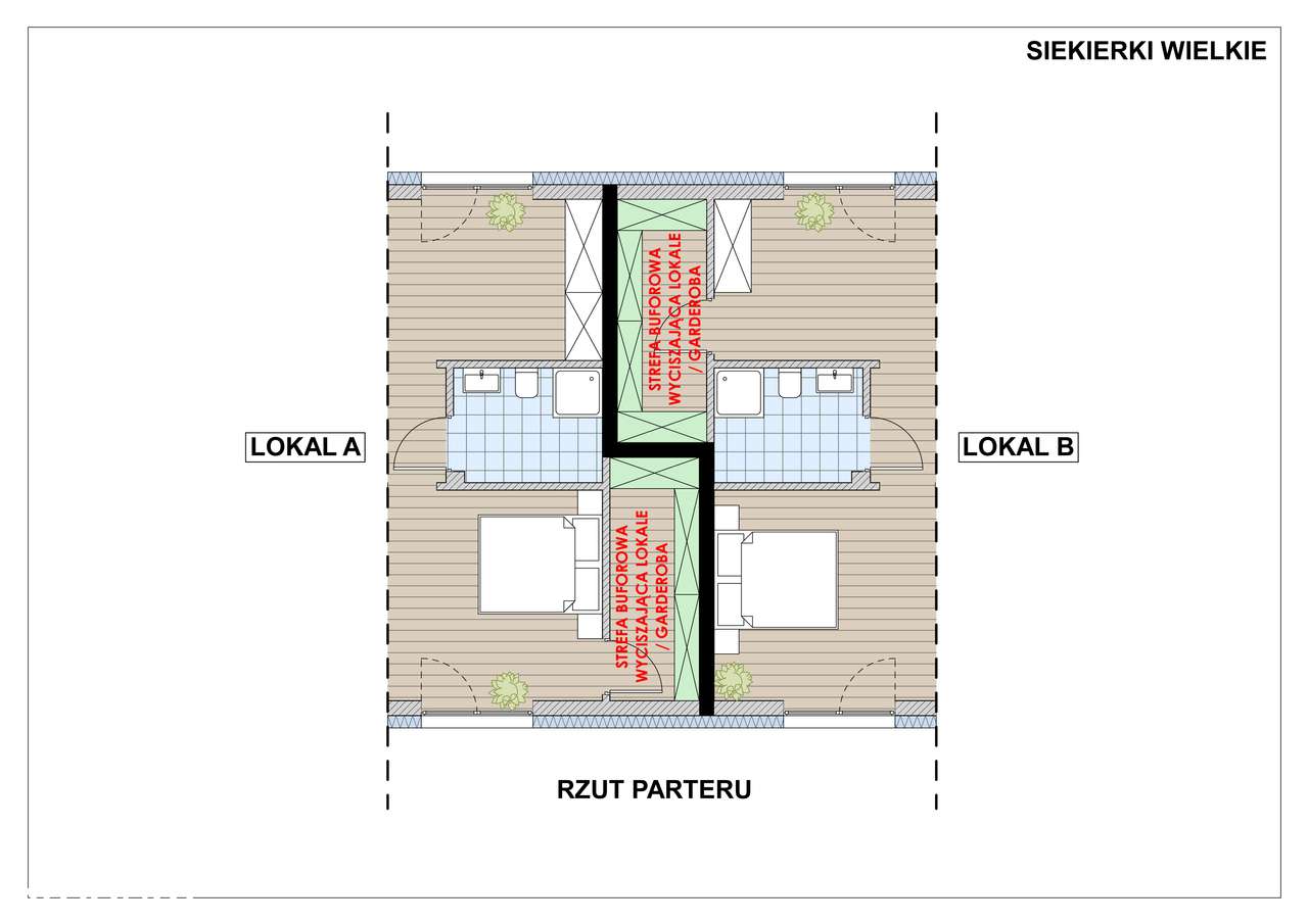 Nowoczesna zabudowa parterowa 92m2 - Pełny obrazek: 4/8
