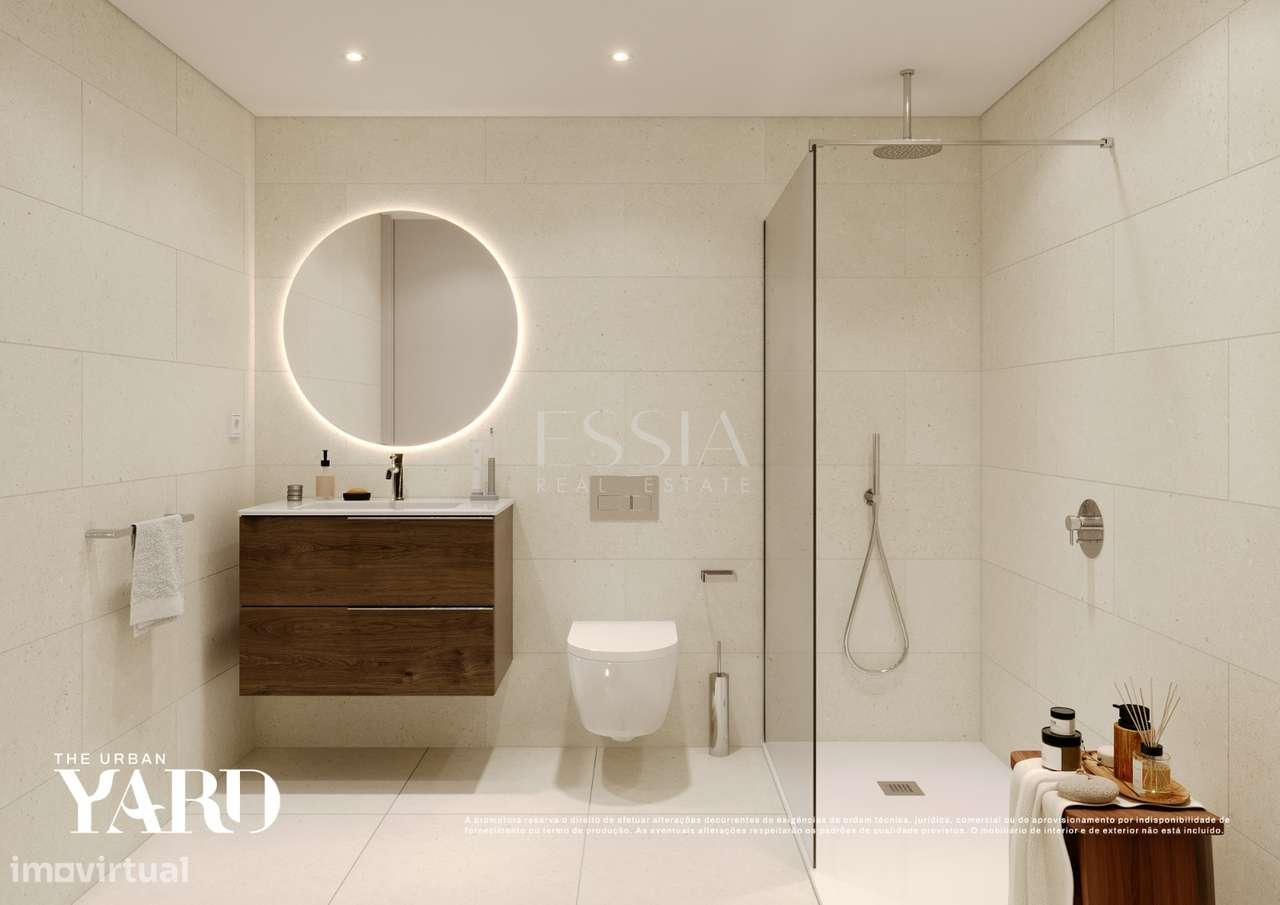 Apartamento T2 com Varanda no The Yard Urban nos Jardins da Arrábida-5