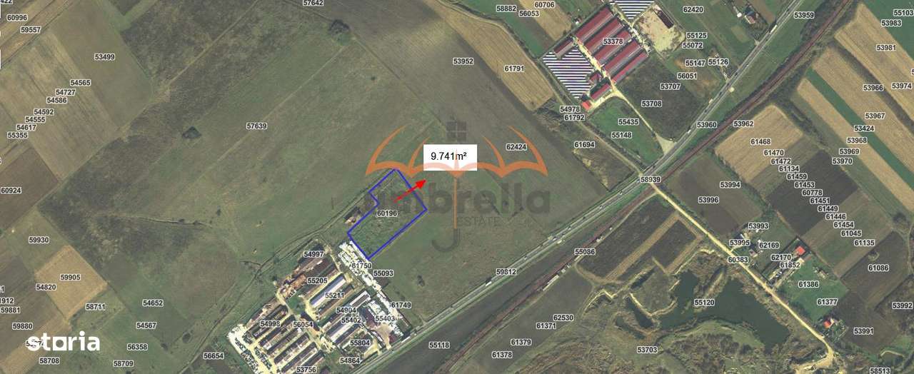 Teren intravilan pentru Hale in Iclod 9.741m², 20€ m²-0
