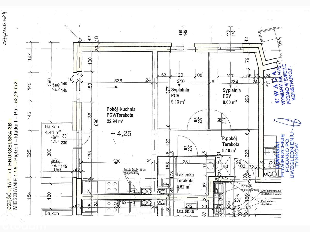 Mieszkanie w nowym bloku os. Europejskie-15