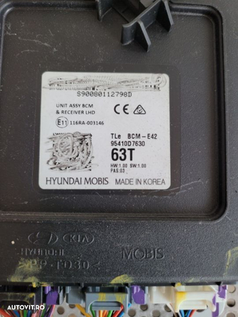 Modul Ecu Unitate Confort Assy-Smart Key Hyundai Tucson An 2015-2020 Cod 95480D7530 - 5