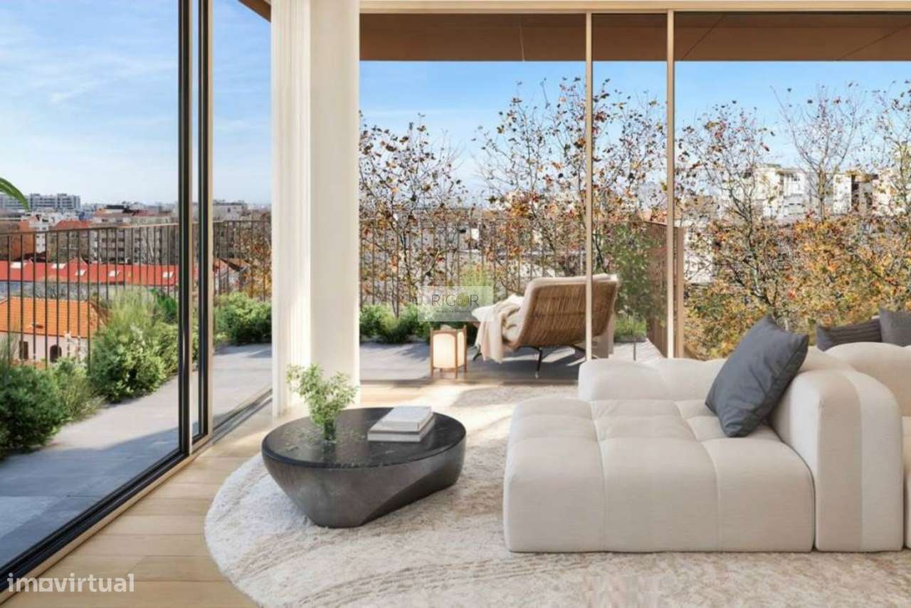 Apartamento T4 com varanda em construção em Matosinhos Sul. - Grande imagem: 2/18