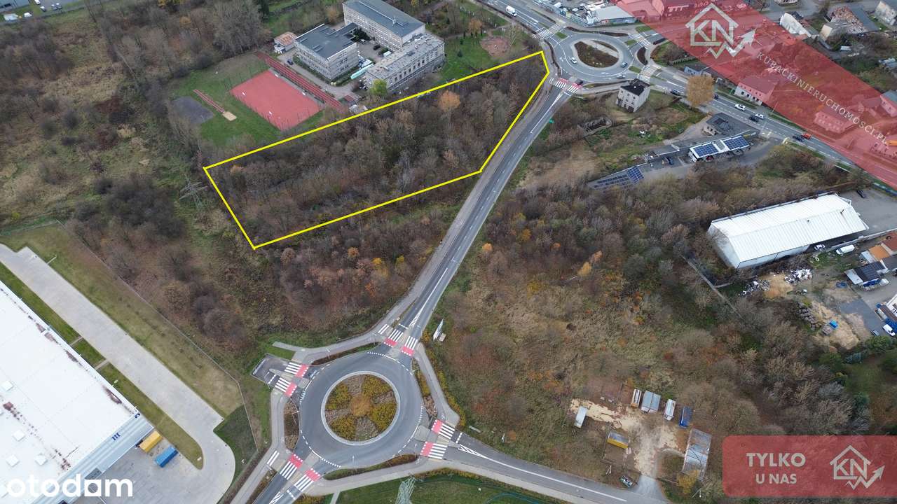 Działka inwestycyjna 7286 m2 ul. Warszawska - MPZP-4