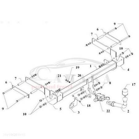 Hak Holowniczy Automat Do Ford Mondeo Hatchback 2000-2007 - 3