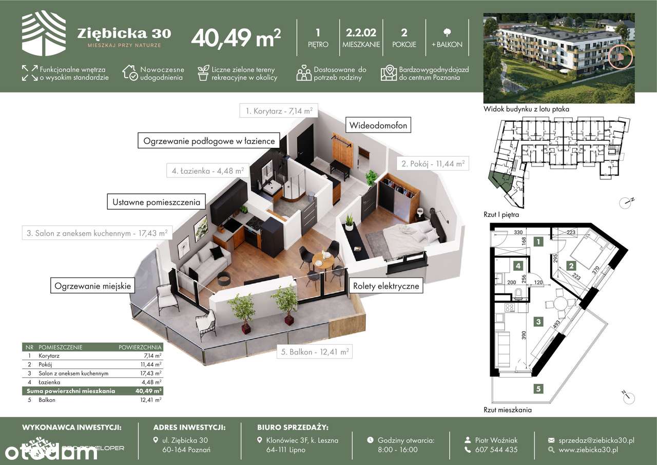 Ziębicka 30  | mieszkanie 2-pok. | 2_2_02 - Pełny obrazek: 2/9