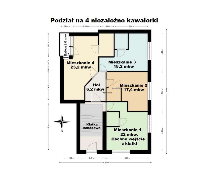 85 m2 dla inwestorów. 100metrów od 3-go Maja. Zwrot 79.000zl rocznie.-5