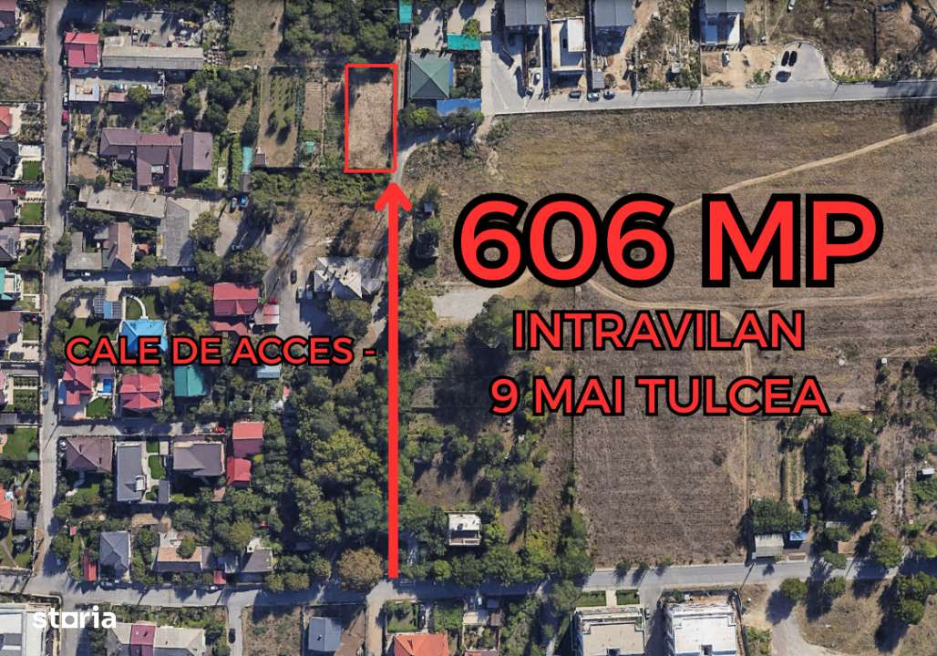 Teren intravilan de vanzare – 606 mp – Zona 9 Mai, Tulcea-0