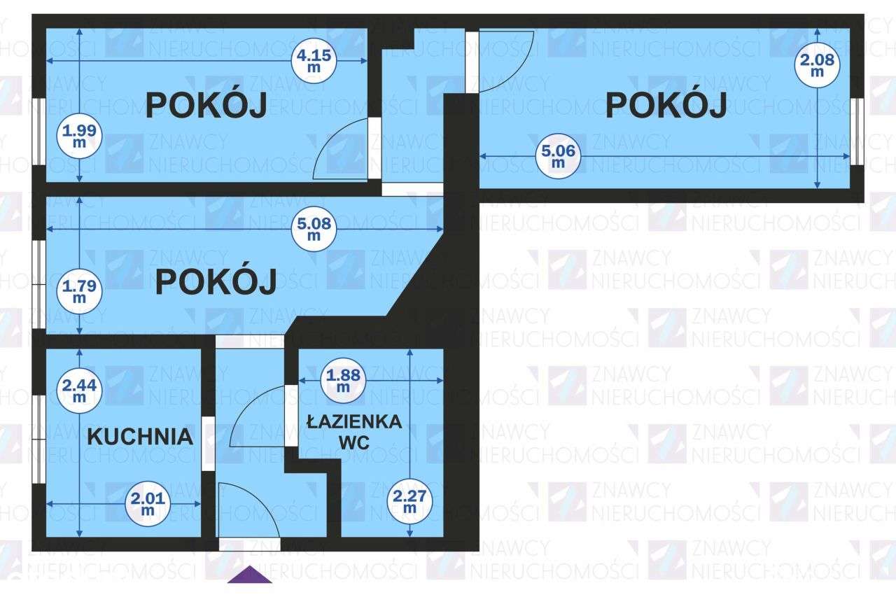 3 pokoje, zmodernizowane instalacje, okna Pcv-14