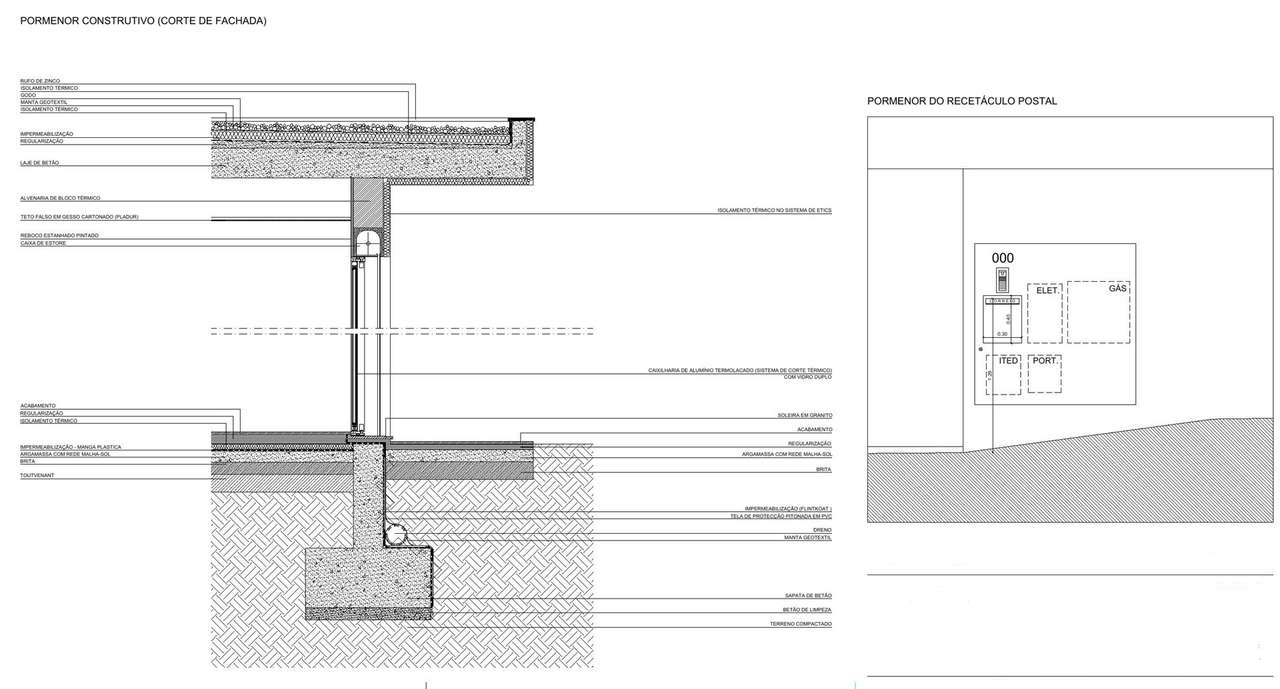Lote de terreno com 951 m² -  Projeto aprovado para moradia térrea de-8