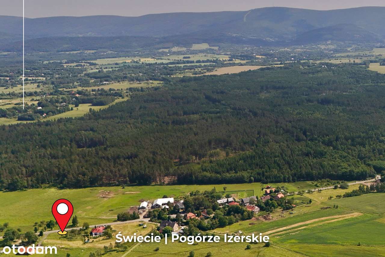 Działka 1830 m² w Świeciu – miejsce na dom z widokiem na Góry Izerskie-8