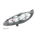 FAROL ESQ OPTICAS PARA FORD FIESTA MK7 3/5P 08-13 FUNDO PRETO - 1