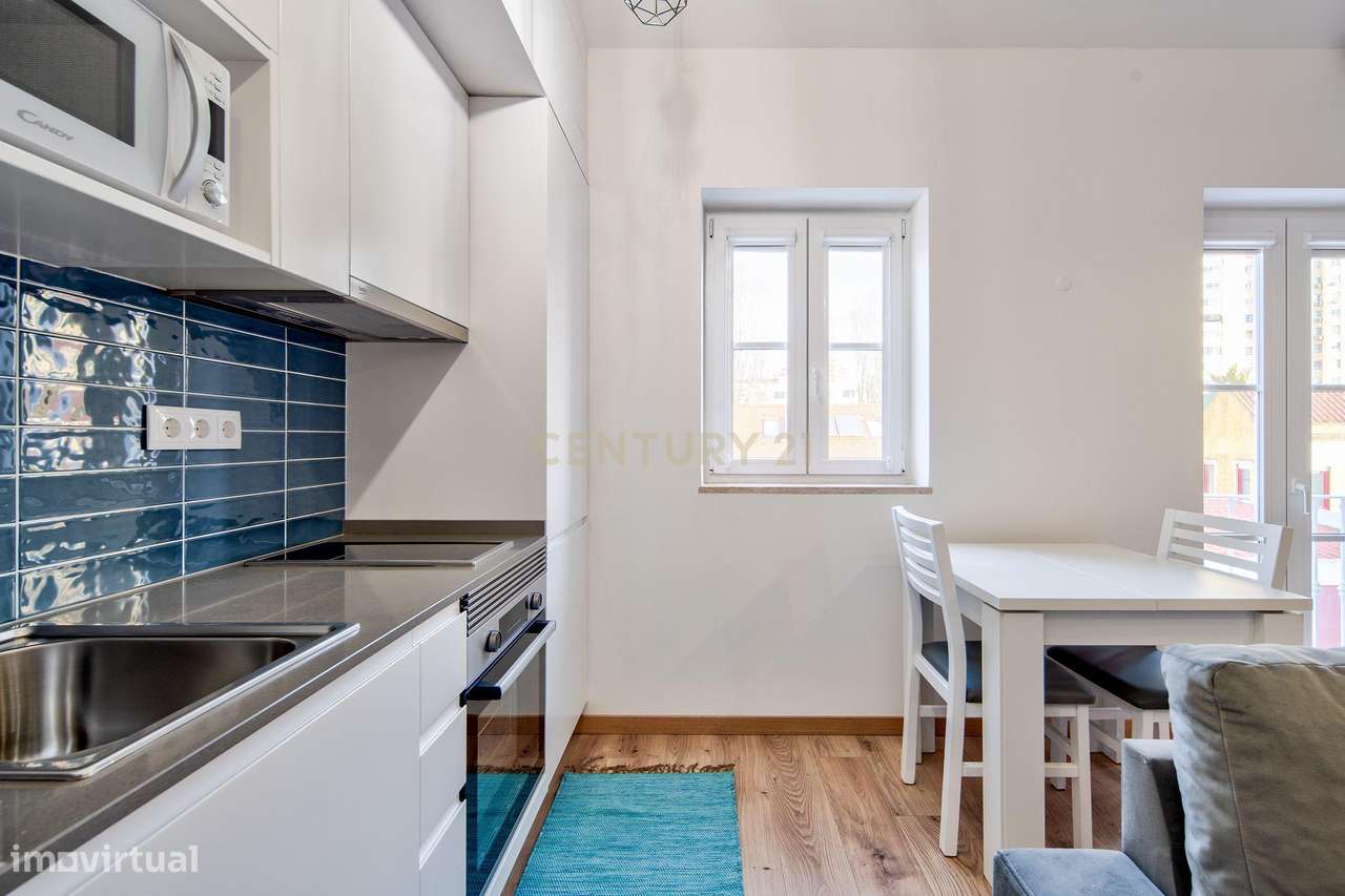 Apartamento T0  localizado em S. Domingos de Benfica, no novo empreend - Grande imagem: 5/17