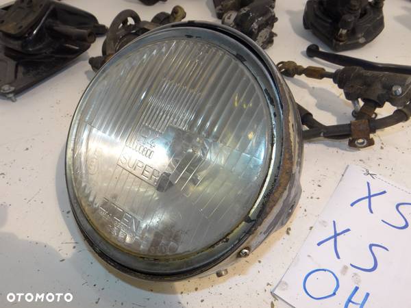 Yamaha XS 360 400 2A2 airbox skrzynka akumulatora króćce króciec zacisk hamulca pompa mocowanie lampy tablicy klakson Y1264 - 15