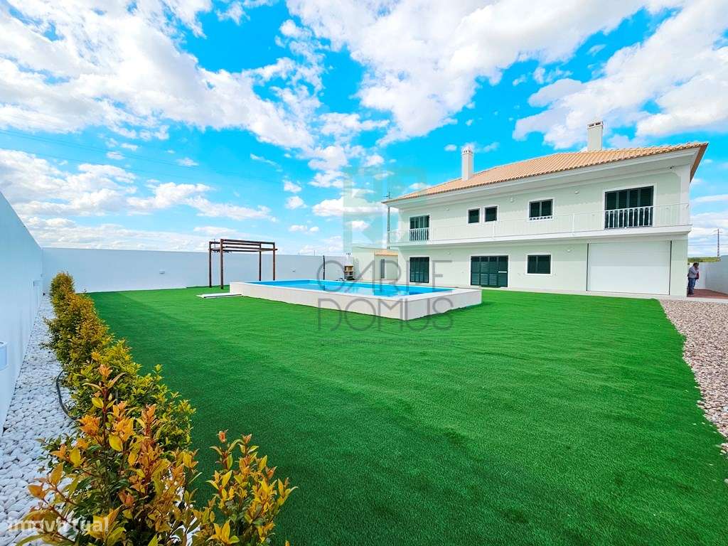 Excelente nova moradia T5 com piscina, em lote 7580m2, em Alpiarça,...-54