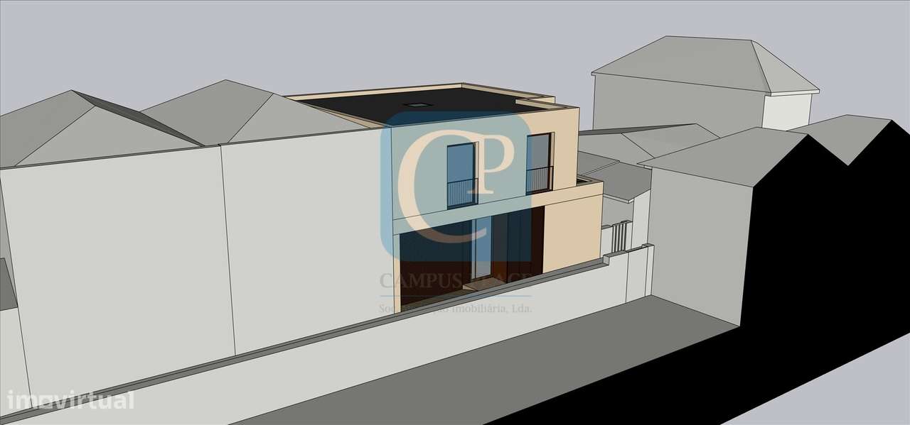 Terreno com Projeto de Arquitetura Aprovado em Pedrouços, Maia-10
