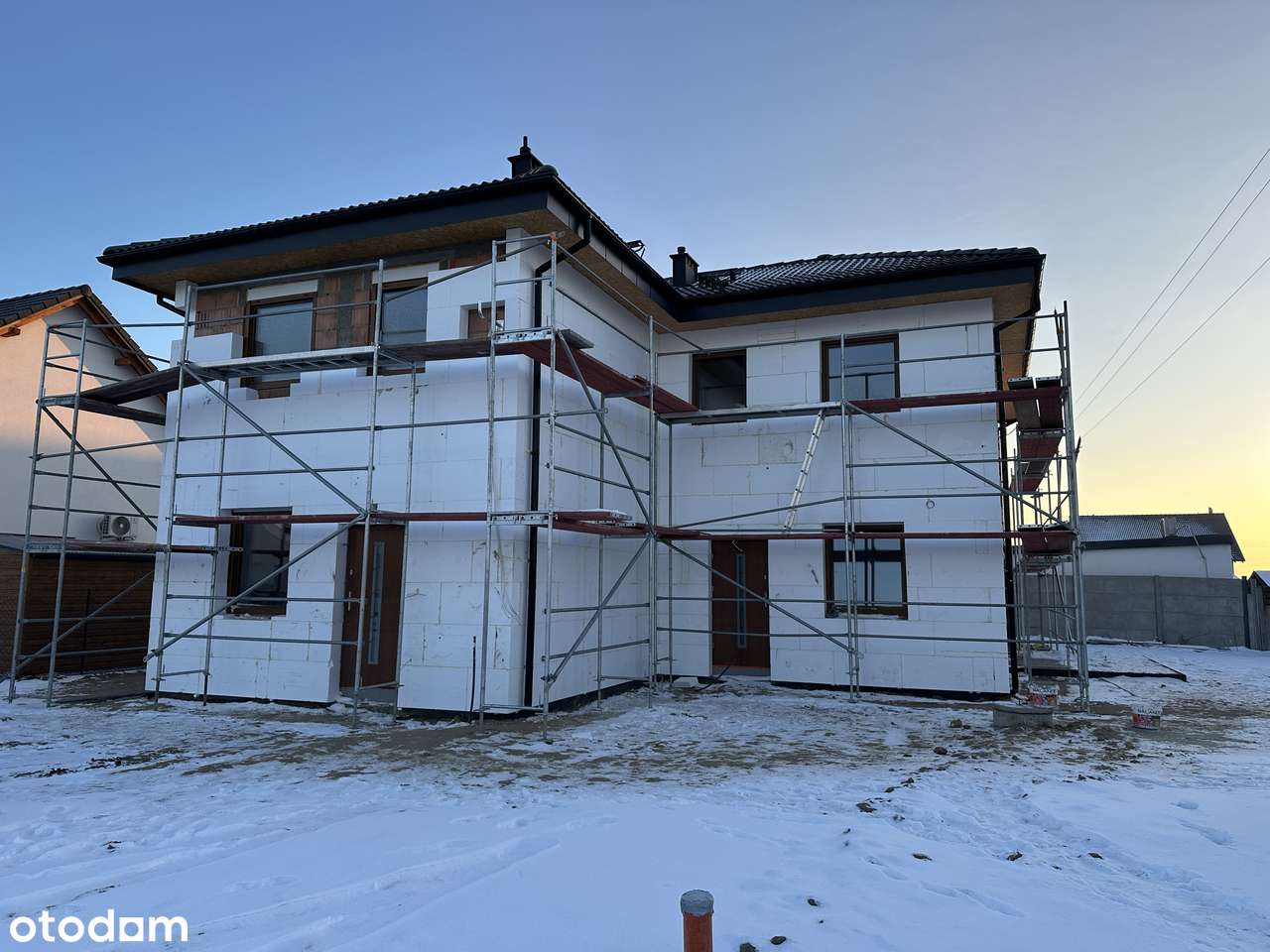 Nowe domy bliźniacze w Gołuskach koło Poznania-3