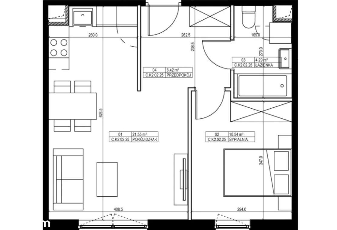 2 pokoje pod klucz | Bronowice | nowe budownictwo - Pełny obrazek: 5/12