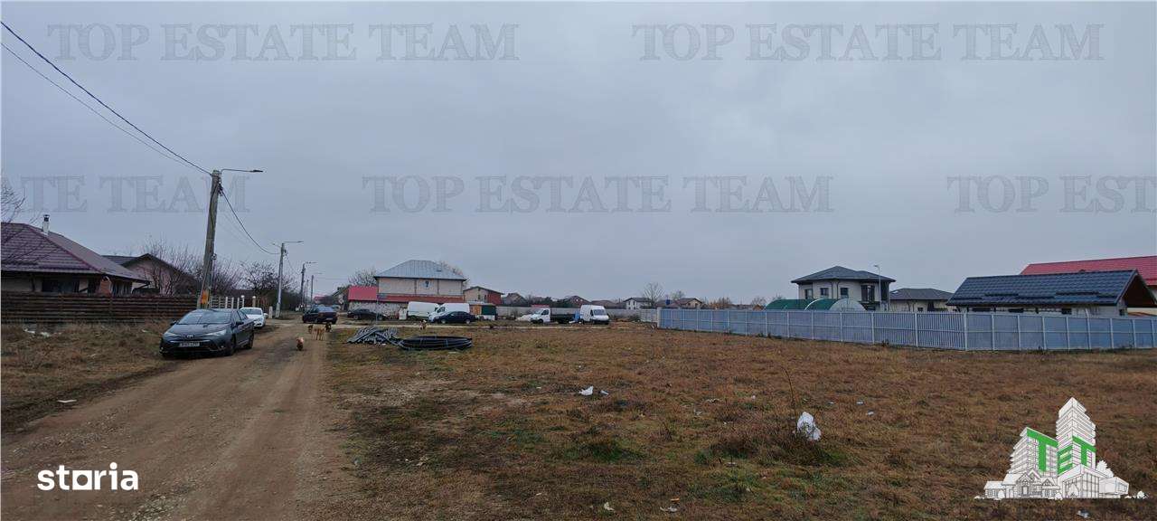 Teren intravilan 600 mp , cu toate utilitatile, ideal pentru dezvoltat - Imagine principală: 1/7