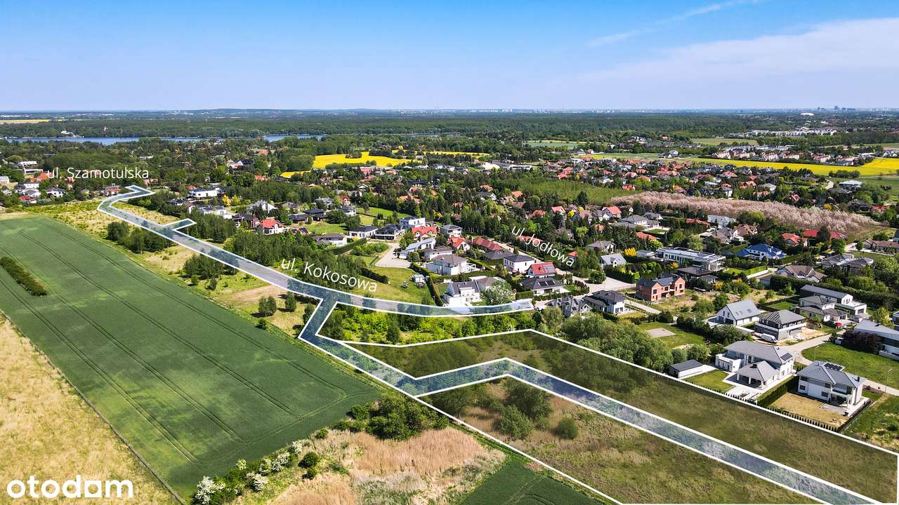 Działka rezydencjonalna przy os. Zielonym - Chyby-1