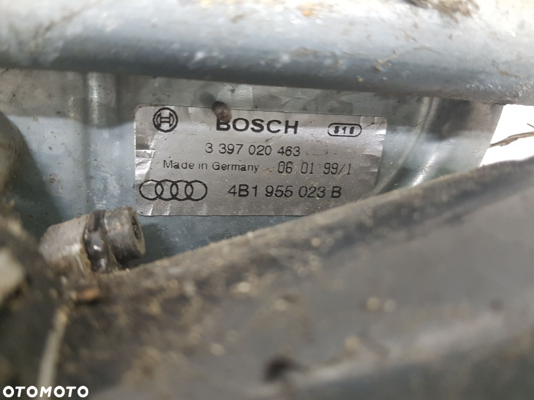 MECHANIZM WYCIERACZEK PRZÓD AUDI A6-C5 4B1955023B - 2