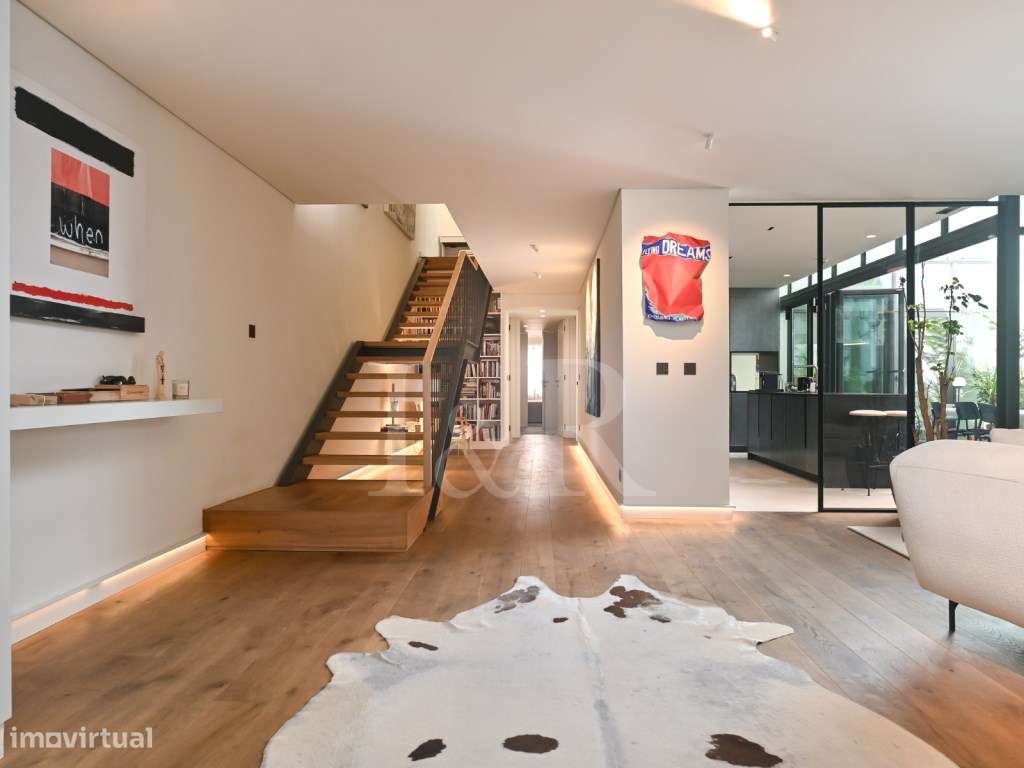 Apartamento T4 duplex com dois terraços e piscina em Belém-4